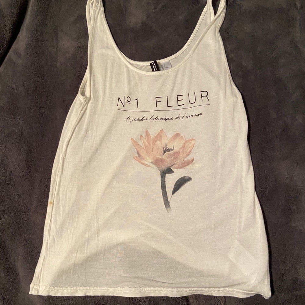 H&M divided tank top